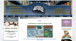 Desktop Screenshot of knjiznica-delnice.com
